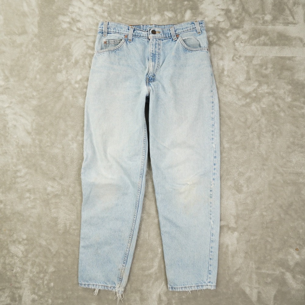 Levi's 550 Vtg 1985 Orange Tab Jeans Mens 34x30 (32x28.5) Made in USA Distressed